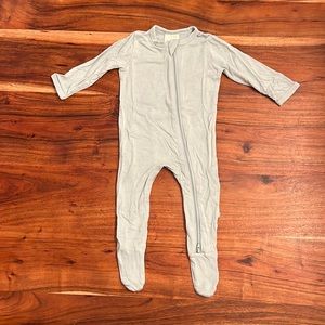 Kyte baby minty green zippered footie 3-6 months